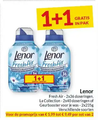 Intermarché Lenor aanbieding