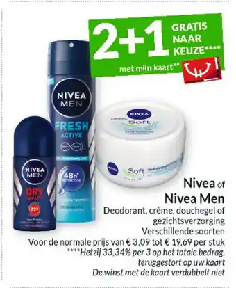 Intermarché Nivea of Nivea Men aanbieding