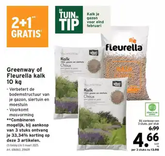 GAMMA Greenway of Fleurella kalk aanbieding