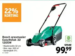 GAMMA Bosch grasmaaier EasyRotak 32 1200W aanbieding