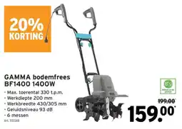 GAMMA Gamma bodemfrees BF1400 1400W aanbieding