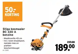 GAMMA Stiga bosmaaier BC 330 A benzine aanbieding