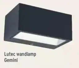 GAMMA Lutec wandlamp Gemini aanbieding