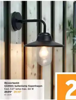 GAMMA GAMMA buitenlamp Kopenhagen aanbieding