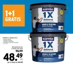 GAMMA GAMMA 1x dekkend aanbieding