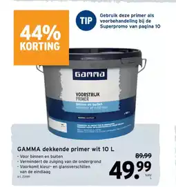 GAMMA Gamma dekkende primer wit aanbieding