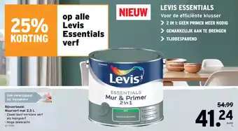 GAMMA Op alle levis essentials verf aanbieding