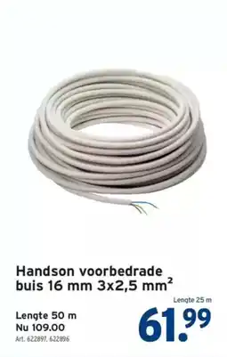 GAMMA Handson voorbedrade buis aanbieding