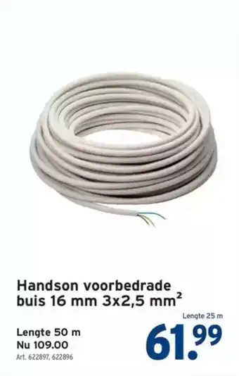 GAMMA Handson voorbedrade buis aanbieding