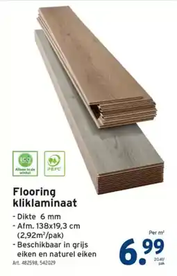 GAMMA Flooring kliklaminaat aanbieding