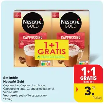 Carrefour Set ko e Nescafé Gold aanbieding