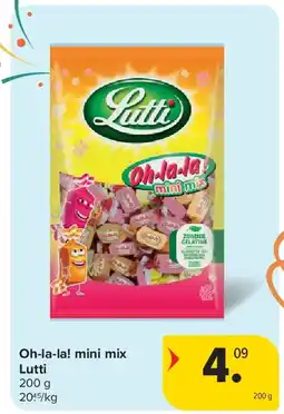 Carrefour Oh-la-la! mini mix Lutti aanbieding