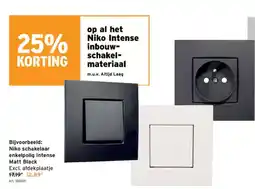 GAMMA Op al het niko intense inbouw schakel materiaal aanbieding