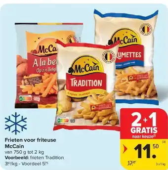 Carrefour Frieten voor friteuse McCain aanbieding