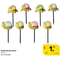 Carrefour Sokkellamp Solar aanbieding