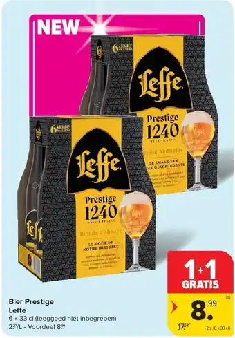 Carrefour Bier Prestige Leffe aanbieding