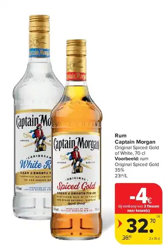 Carrefour Rum Captain Morgan aanbieding