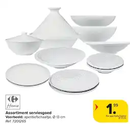 Carrefour Assortiment serviesgoed aanbieding