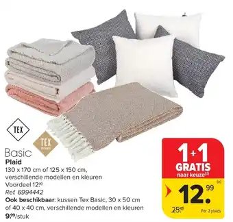 Carrefour Plaid aanbieding