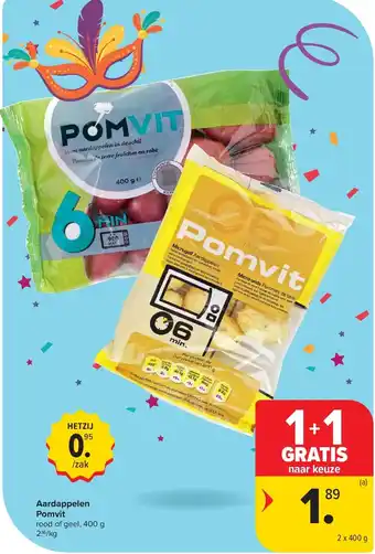 Carrefour Aardappelen Pomvit aanbieding