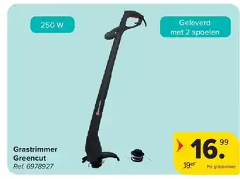 Carrefour Grastrimmer Greencut aanbieding