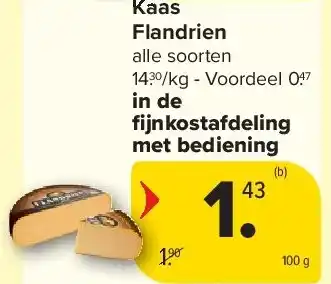 Carrefour Kaas Flandrien aanbieding