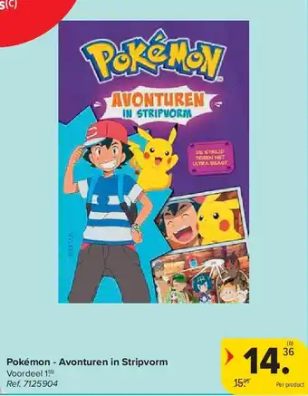 Carrefour Pokémon - Avonturen in Stripvorm aanbieding