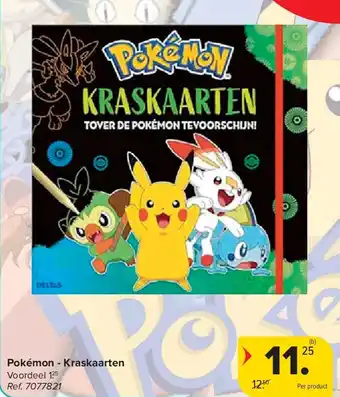 Carrefour Pokémon - Kraskaarten aanbieding