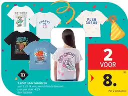 Carrefour T-shirt voor kinderen aanbieding