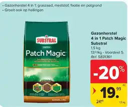 Carrefour Gazonherstel 4 in 1 Patch Magic Substral aanbieding