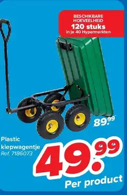 Carrefour Plastic kiepwagentje aanbieding