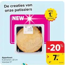 Carrefour Appeltaart aanbieding