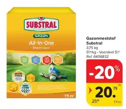 Carrefour Gazonmeststof Substral aanbieding