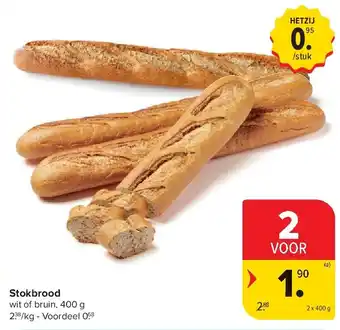 Carrefour Stokbrood aanbieding