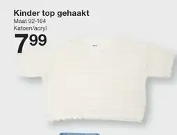 Zeeman Kinder top gehaakt aanbieding