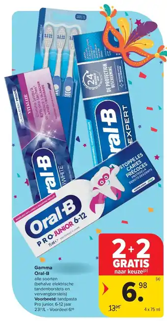 Carrefour Gamma Oral-B aanbieding