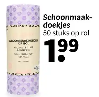 Wibra Schoonmaakdoekjes aanbieding