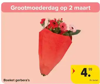 Carrefour Boeket gerbera’s aanbieding