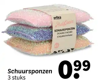 Wibra Schuursponzen aanbieding