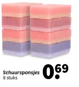 Wibra Schuursponsjes aanbieding