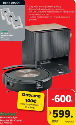 Carrefour Robotstofzuiger Roomba J9+ Combo aanbieding