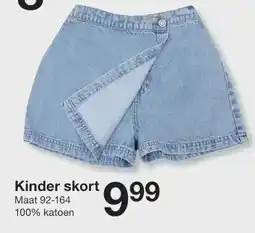 Zeeman Kinder skort aanbieding