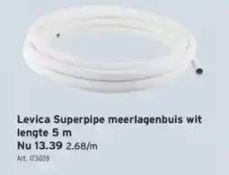 GAMMA Levica Superpipe meerlagenbuis wit aanbieding