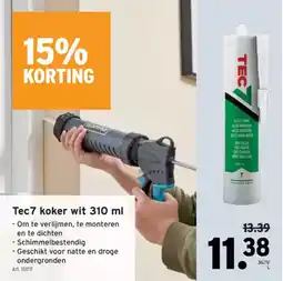 GAMMA Tec7 koker wit aanbieding