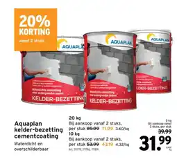 GAMMA Aquaplan kelder bezetting cementcoating aanbieding