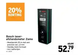 GAMMA Bosch laser afstandsmeter zamo aanbieding