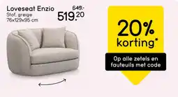 Leen Bakker Loveseat Enzio aanbieding