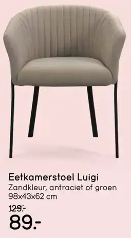 Leen Bakker Eetkamerstoel Luigi aanbieding