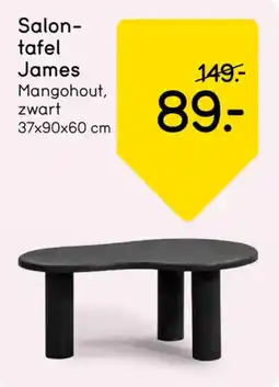 Leen Bakker Salon tafel james aanbieding