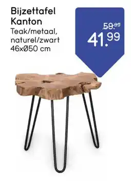 Leen Bakker Bijzettafel kanton aanbieding